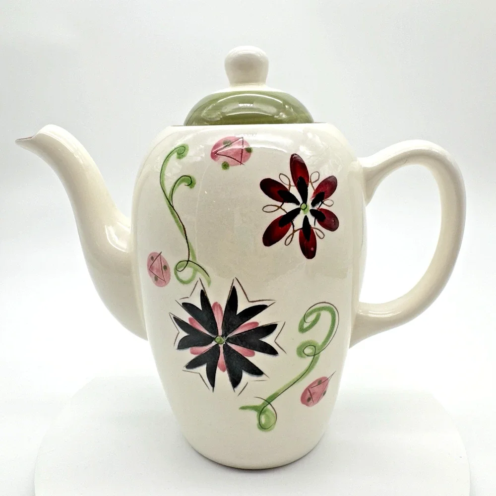 Stangl Pottery Carnival Coffee Pot 9